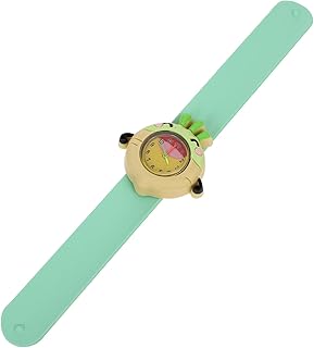 2 Peças Relógio De Palmas De Desenho Animado Relógio Infantil Relógio Bonito Relógio Verde Relógios Para Pulseira De Tapa Relógio De Pulso Relógio De Pulso Relógio De Tapa Quartzo