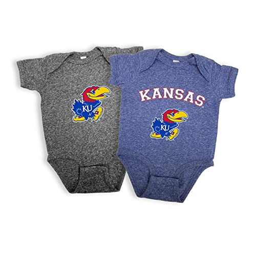 Image of Two Feet Ahead 2 Pack Baby Bodysuit Creeper Newborn Infants Licensed Sizes 0-3M 6M 12M