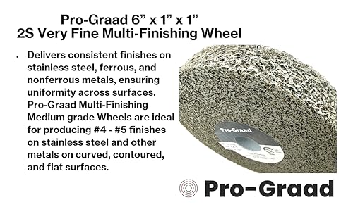 Image of Multi-Finishing Wheel 6 inch x 1 inch x 1 inch, 2S Very Fine, 11194