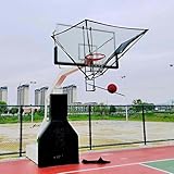 Sistema di ritorno della rete di rimbalzo del basket con rotazione di 180°,...