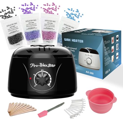 XWXO Waxing Kit with Digital Wax Machine and Silicone Wax Pot