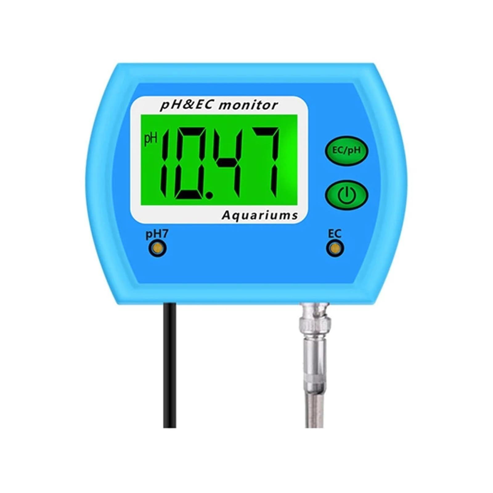 JVDDI 2In1 PH EC Meter Multi-Parameter Water Quality Monitor Acidometer for Aquarium