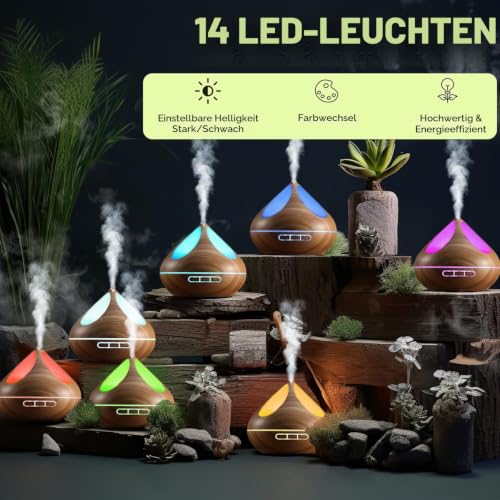 rategist Aroma Diffuser 500ml mit Fernbedienung: Eine Nacht ohne Nachfüllen – Ansicht 6
