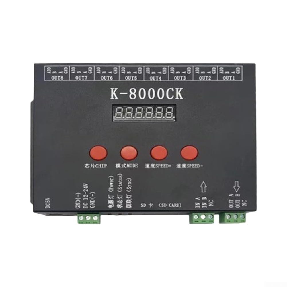 Offline pour carte SD RGB Controller K-8000CK 8 Out Offline pour