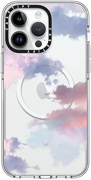 CASETiFY Clear iPhone 14 Pro Max Case [Not Yellowing / 6.6ft Drop Protection/Compatible with Magsafe] - Clouds - Clear