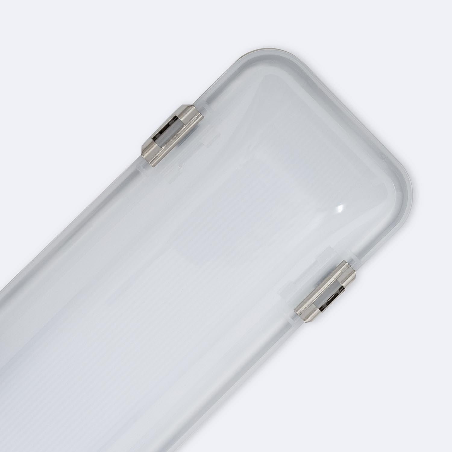 Plafoniera Stagna LED 120cm 40W IP65 5600lm 4000K Bianco Naturale - No Flicker Per Esterno E Interno