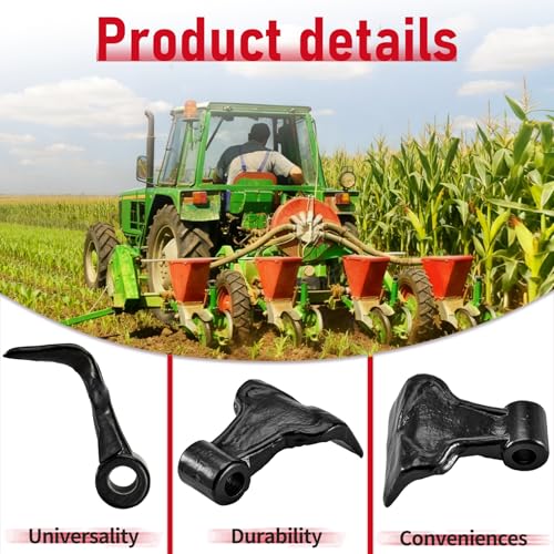 Pindex 5 Packs 3.5 Inch Wide Replacement Steel Flail Hammer Blade Flail Mower Blades for Tractor Mowers