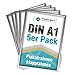Produktbild DisplayLager, Dänische Qualität - 5'er Sparpack Silber DIN A1 Klapprahmen mit 25mm Aluminium Profil, Entspiegelter Schutzscheibe, Befestigungsmaterial