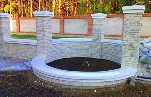 Granite Mat Stamp Texturing Skin Slate Pattern Stone Decorative Concrete Cement Imprint Texture Stamp Mat Polyurethane Stamping #TOP3