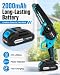 DODOWIN 775W Mini Chainsaw 6 Inch with 1 Battery, Handheld Chain Saw Tool