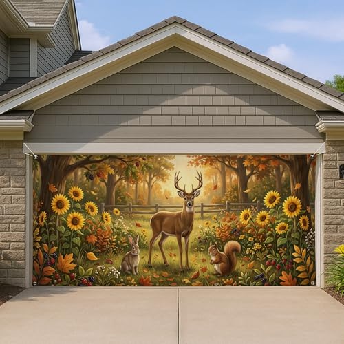Décoration d'intérieur et d'extérieur d'automne grand format pour entrée de maison