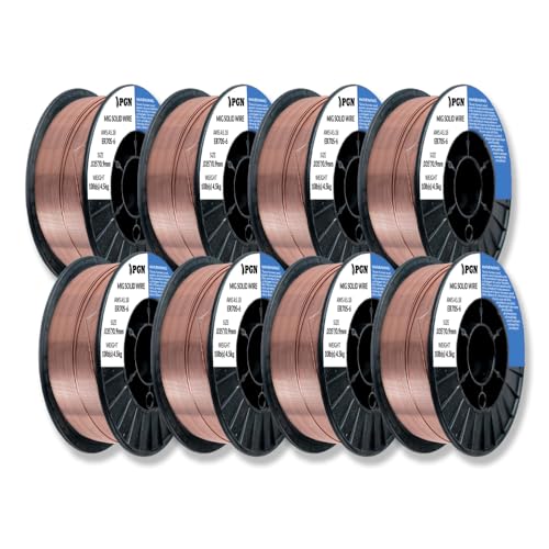 Image of PGN ER70S-6 .035 inch (8 Pack) Solid MIG Welding Wire - 10lb Spool