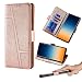 Produktbild HUAYIJIE GKLTCK Klapphülle für LG M250ds K Serie K10 Novo 2017 Hülle Handy Ständer Cover [Roségold]