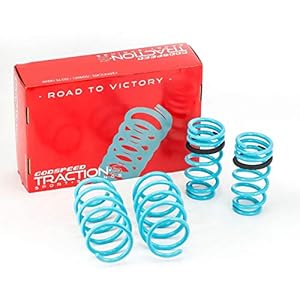 Godspeed LS-TS-HA-0012 Traction-S Performance Lowering Springs, Reduce Body Roll, Improved Handling, Set of 4, compatible with Honda CR-V (RE3/RE4) 2007-2011
