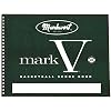 Markwort Mark V Basketball Scorebook 30 Games, Green (Pack of 1)