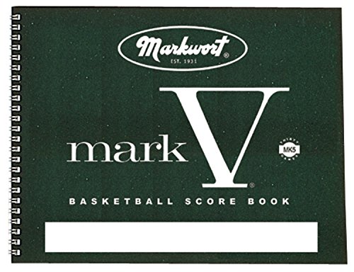 Markwort Mark V Basketball Scorebook 30 Jeux pour le suivi des matchs de basket