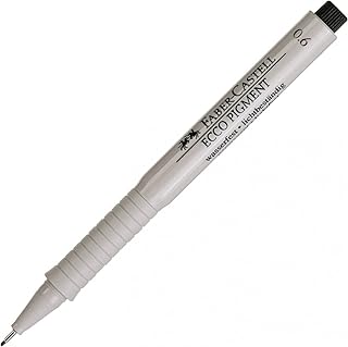 ECCO PIGMENT FIBRE TIP PEN 0.6 BLACK