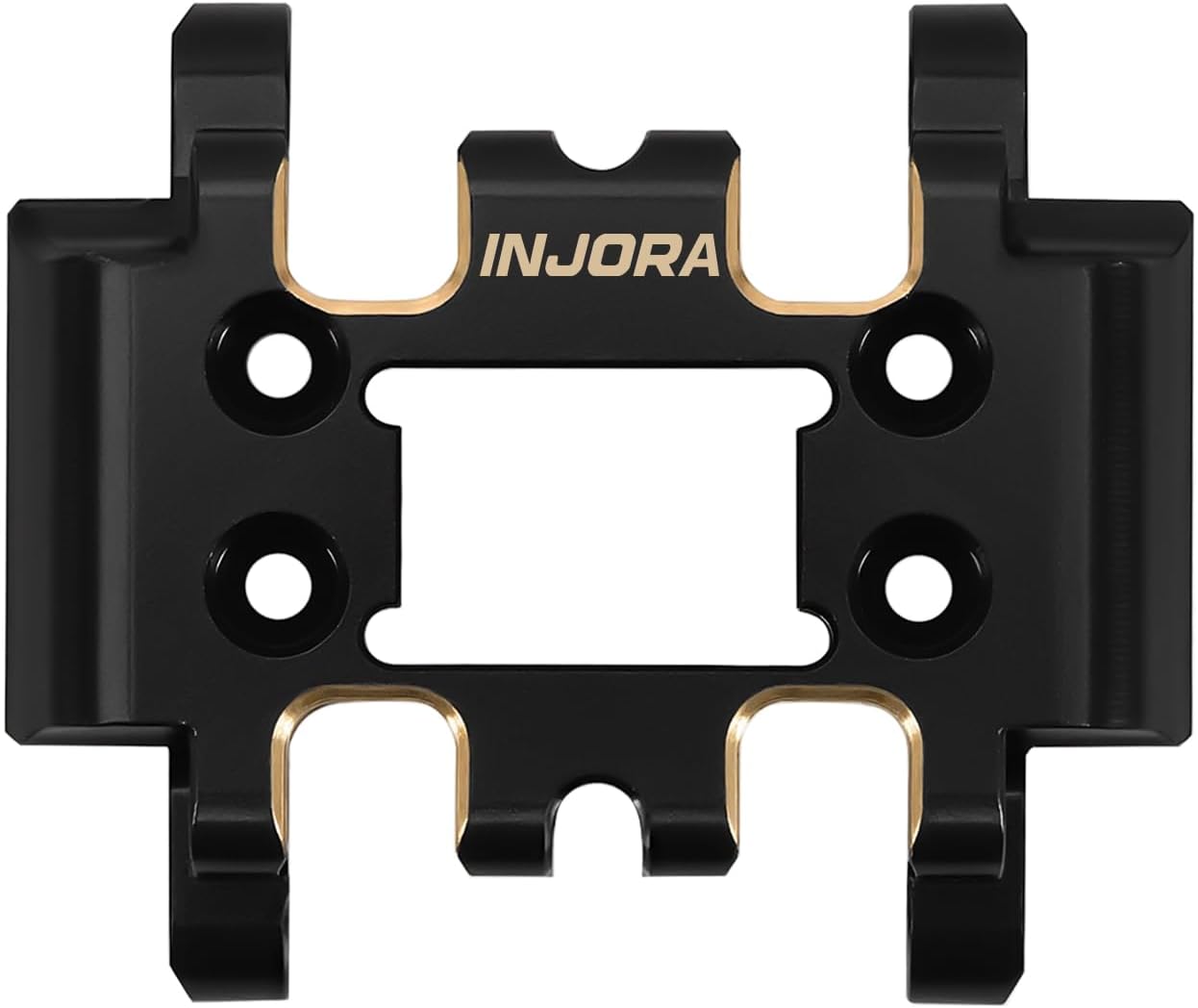 INJORA Black Coating Brass Skid Plate for 1/32 Redcat Ascent-32 Upgrade