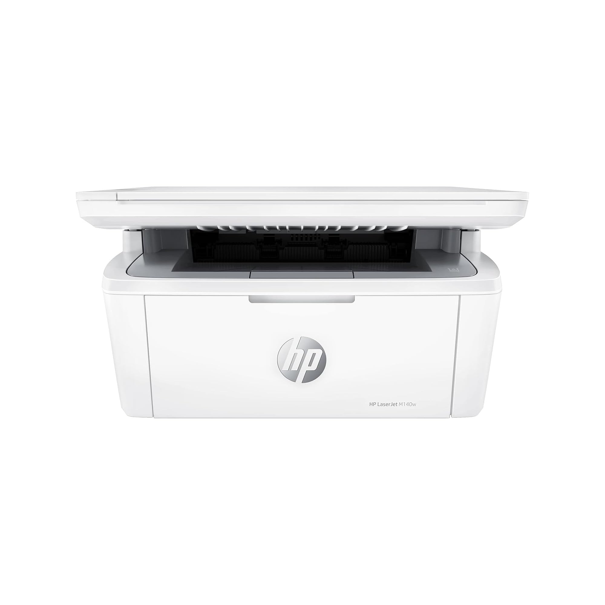 HP LaserJet M140w, 7MD72F, Imprimante Multifonction Laser A4, Monochrome, Impression Recto/Verso Manuelle en Noir et Blanc, 20 ppm, Wi-FI, Smart, Blanche