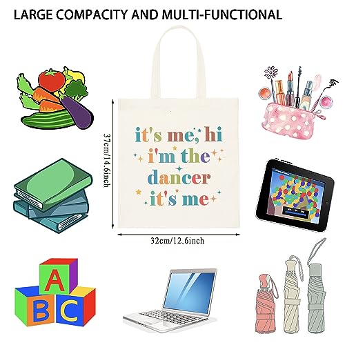 Dancer Gift It's Me, Hi I'm The Dancer It's Me Bag Gift For Women Dance Coach Dance Teacher Gift (dancer tote)2