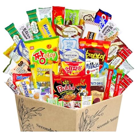 Korean Snack Box 48 Count - Variety of Individually Wrapped Korean Snacks with Chips, Cookies, Ramen and Candy for Kids, Children, College Students, and Adults. Gift Box for K-Food Lovers - Journey of Korea Cover