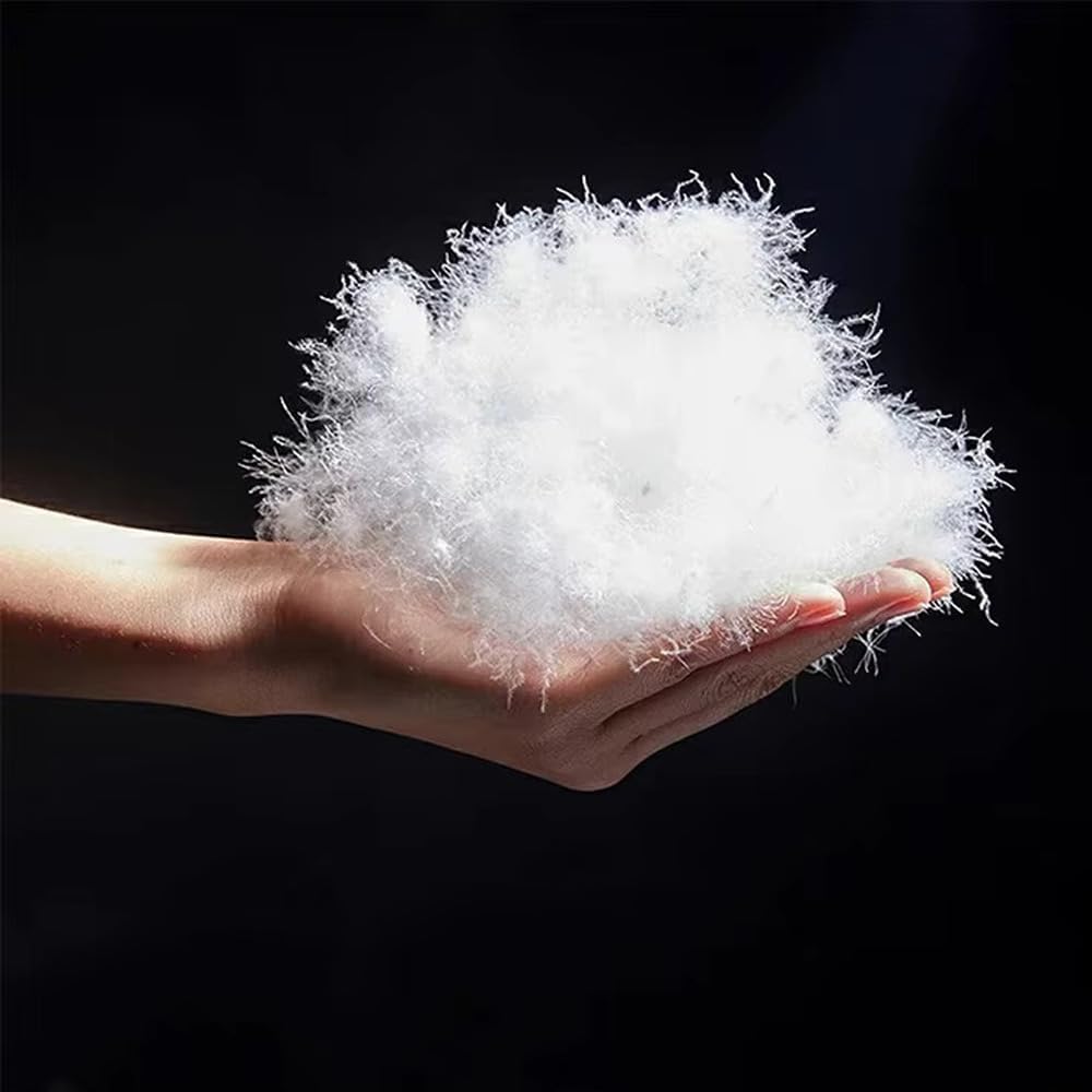 Bulk Duck Down Filling (0.55 lb.) 655 Fill Power - 100% Natural White, Fill Comforters, Pillows, Jackets and More - Ultra-Plush - (Duck Down 655FP)