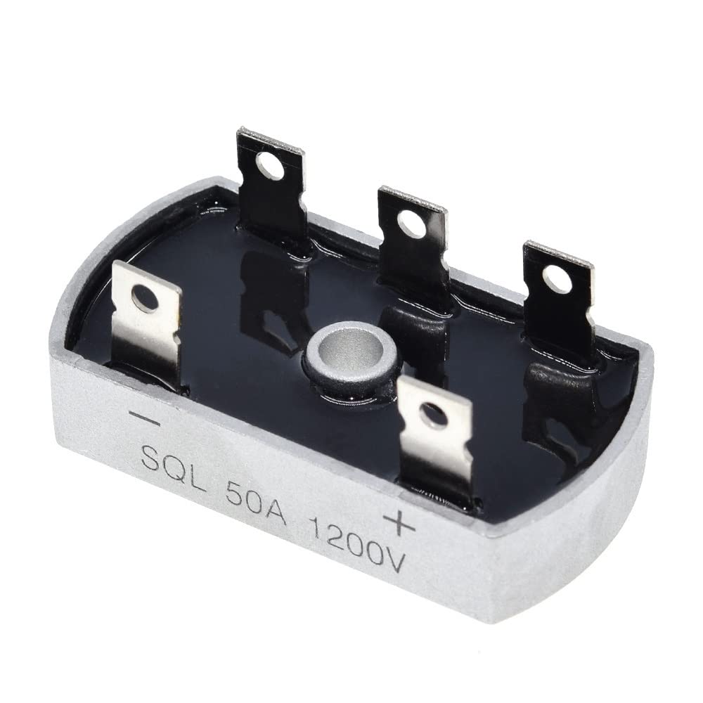 Diodo raddrizzatore a Ponte, diodi elettronici al silicio SQL50A 50A 1200V, 3 Fasi (Size : 10Pcs)