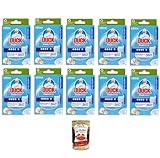 Duck Fresh Discs Marine 1 applicatore + 6 dischi di gel, 1 Applikator + 6 Toilettengel-Discs (10...