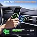 Upgrade [for Qi2.2-Certified] 25W for MagSafe Wireless Car Charger Mount, 2XFast Charging[90+LBS Safe Suction] Magnetic Phone Holder Dashboard Windshield for iPhone 17/16/15/14/13/12 Pro Max,Black