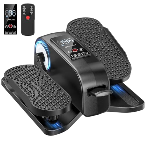 Under Desk Elliptical Machine 12 Speeds Electric Leg Exerciser as Seen on TV for Seniors Quiet Portable Seated Foot Pedal Exerciser for Home Office Use