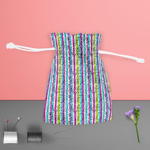 Image of ArtzFolio Color Triangles | Pouch Wrist Potli Bag | Bag for Weddings & Casual Parties