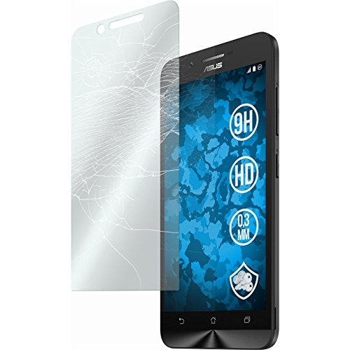 PhoneNatic 2 x Protection écran Verre trempé Clair Compatible avec ASUS Zenfone Go (ZC500TG)