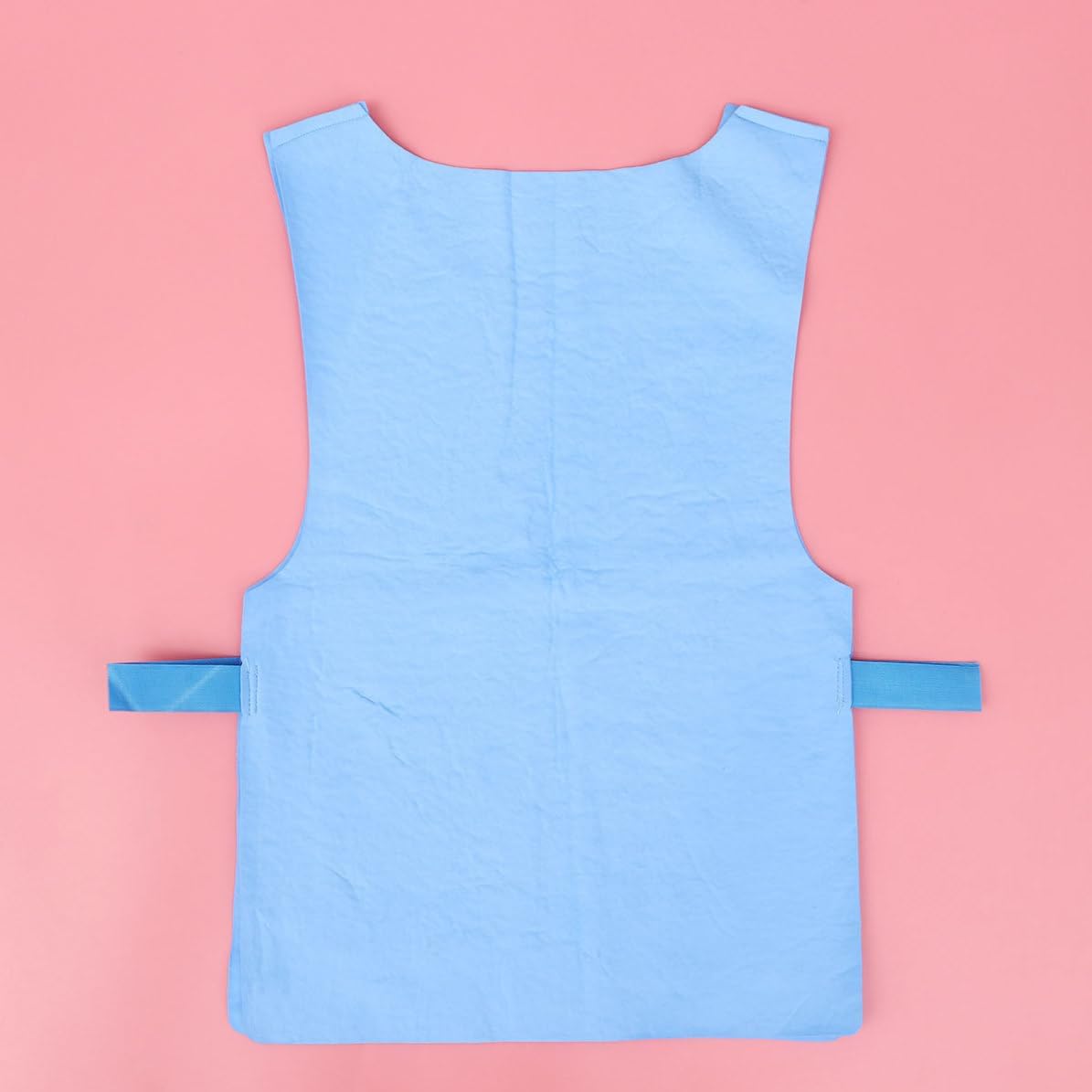 Pva Ice Cooling Vest for Work and Camping with Neckline Enlarging Design and Skin Temperature Reduction, Blue Summer Cooling Vest for Hot Weather Outdoor Use