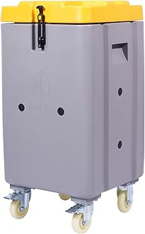 ICECON 60 Liter Dry Ice Storage Container Chest,54QT Dry Ice Box,23kg 2.1 cu ft.