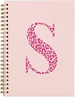 Vista 39 de Bnwepo Initial Leopard Letter T Notebook Journal, Preppy Bow Monogrammed Monogram Gifts for Women, Monogram Notebook Journal, Personalized Notebook