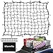 Warmfits 3'x4' Super Duty Bungee Cargo Net Stretches to 6'x8' Oversized Rooftop Carrier Net with 16 Metal D Clip Carabiners - Small 3"x3" Grid Holds Small & Large Loads for Short Truck Bed ATV UTV SUV
