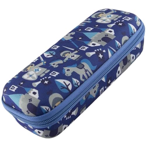 caseroxx Étui de protection pour accessoires Edurino, stylos et figurines, étui de rangement, Motif chevalier bleu, sac