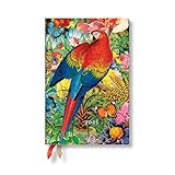 Paperblanks | 2025 Daily Planner | Tropical Garden | Nature Montages | 12-Month | Mini | Elastic Band | 416 Pg | 80 GSM