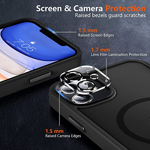 Image of MOCCA Magnetic Shockproof for iPhone 11 Case,Black