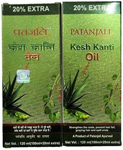 Patanjali Kesh Kanti Oil, 120ml (Pack of 2)