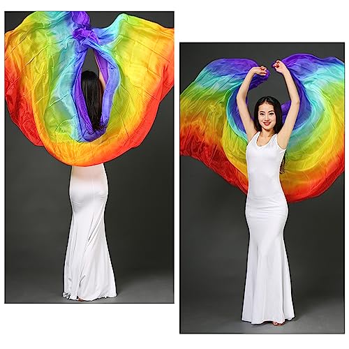 Leemiman Velo tinto a mano da donna lungo 2,5 m