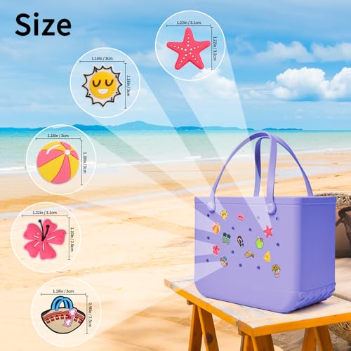 Accessoires de sac de plage : 19 breloques d\'infirmière noires