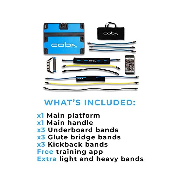 CoBa-GLUTE-Trainer-Full-Home-Workout-System-Core-Booty-Exercise-Machine-Resistance-Band-Full-Body-Trainer COBA Board GLUTE Trainer - Full Home Workout System, Core & Booty Exercise Machine, Portable Home Gym Resistance Band Full Body Trainer
