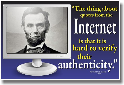 PosterEnvy Quotes From The Internet poster 12x18