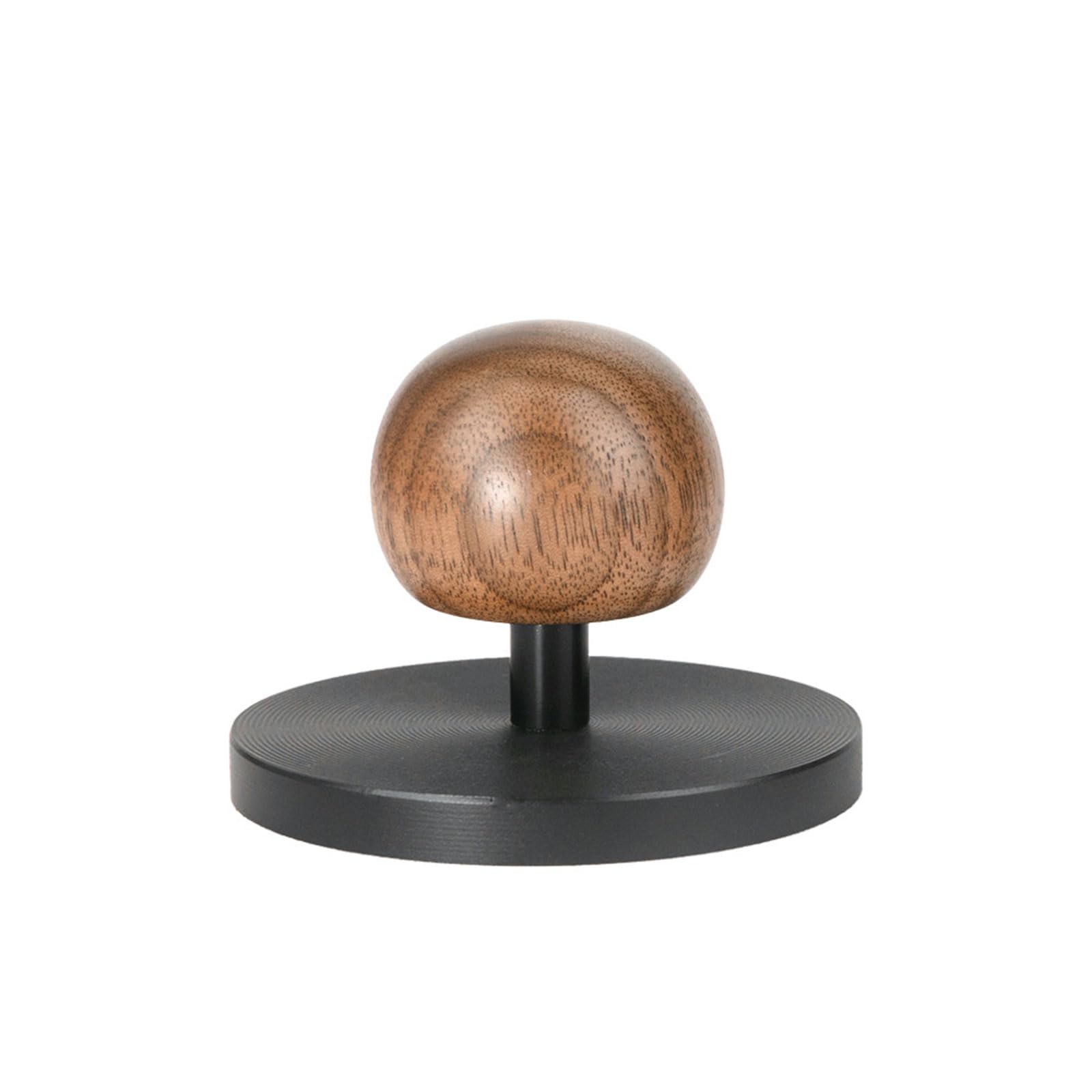Hsioluted Strength Coffee Press Tamper Alloy and Wood Handle Espresso Press Tool for Home Baristas and Coffee Shops Powder