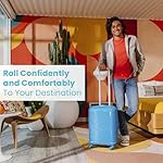 American Tourister Stratum 2.0 Expandable Hardside Luggage with Spinner Wheels, Soft Coral, Carry-on - Image 3