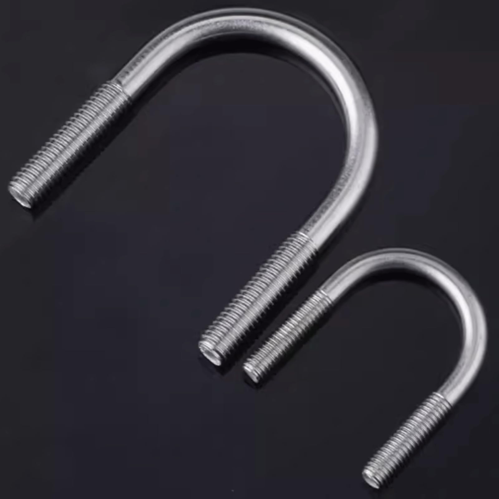 Boulons en U Collier de serrage en U avec boulon en U, filetage M6 M8, vis en U rondes, Clip de fixation pour bateau de Ski, 8 pièces