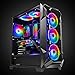 Antec Dark League DF600 Flux, Mid-Tower ATX Gaming Case, Flux Platform, 5 x 120mm Fans Included, ARGB & PWM Fan Controller, Tempered Glass Side Panel, 2 x USB3.0, High-End GPU Support