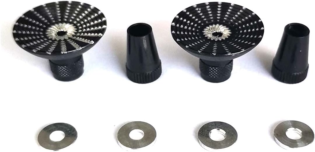 DEVMO Black Compatible with Fu-taba/Spek-Trum DX5i DX6 DX6i DX7S DX8 DX9 / Tar-anis X9D Umbrella Transmitter Gimbal Sticks Ends RC Products