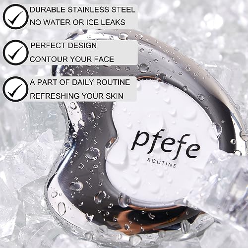 Pfefe Stainless Steel Cryo Gua Sha - Gua Sha Facial Beauty Tools - Metal Skin Care Gua Sha for Body